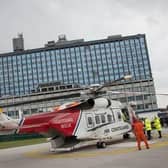 The new helipad saves critically ill patients having to be ferried down one of the city's busiest roads