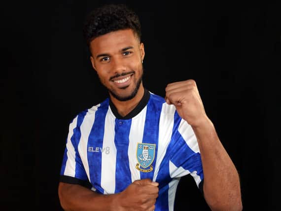 BOSMAN: Elias Kachunga has swapped the blue-and-white stripes of Huddersfield Town for Sheffield Wednesday on a free transfer
