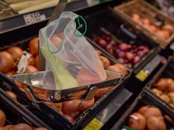 Asda will be offering "Veggio" bags, which are made from 100 per cent recycled plastic water bottles