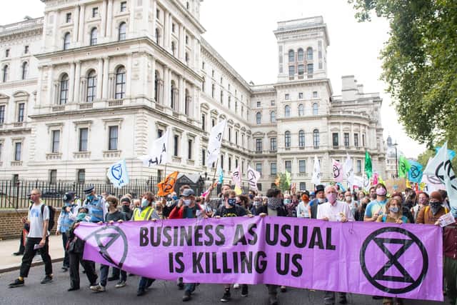 Extinction Rebellion protesters have been demonstrating around the country.