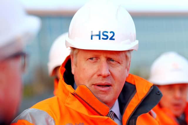 Boris Johnson is backing HS2 after launching a review into its viability when he became Prime Minister.