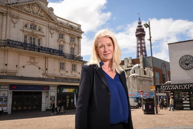 Conservative party co-chairman Amanda Milling pictured in Blackpool.