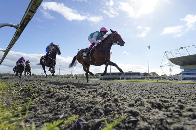 Enable and Frankie Dettori in all-weather action at Kempton.