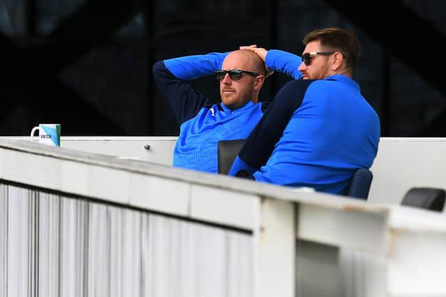 Yorkshire's first team coach Andrew Gale in relaxed mood.