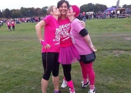 Carolyn is urging poeple to take part in the Cancer Research UK Race for Life
