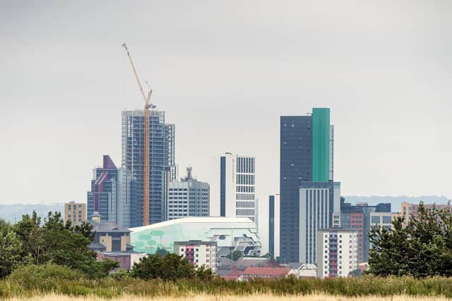 Leeds has seen the number of job vacancies drop.