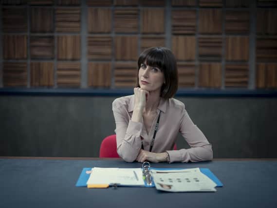 Detective: Katherine Kelly as Natalie Hobbs in Criminal. Photo: PA/Netflix/Colin Hutton.