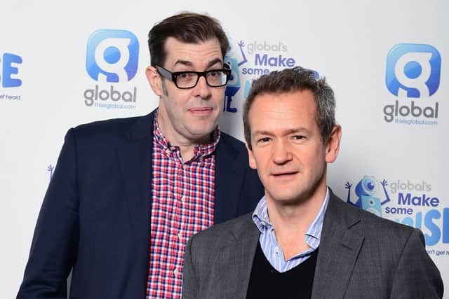 Richard pictured with Pointless co-host Alexander Armstrong. Photo: Ian West/PA.