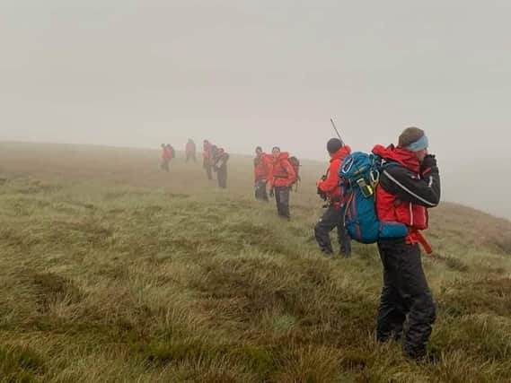 More than 100 people were involved in the search for Harry Harvey in Swaledale