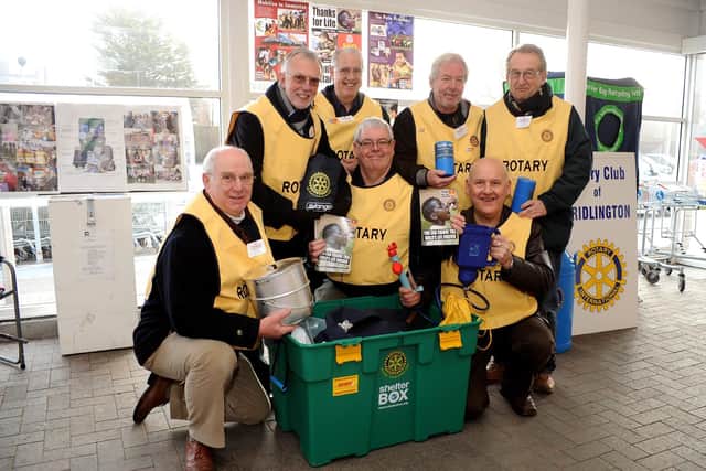Rotary Clubs have been raising money to eradicate polio for over 40 years.
