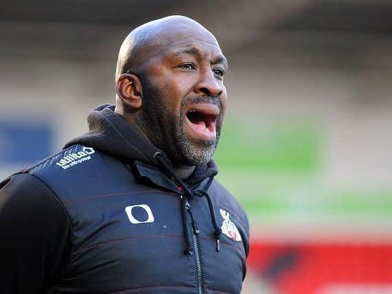 Darren Moore: Doncaster manager believes null and voiding the season is only fair conclusion. (Picture: Marie Caley).