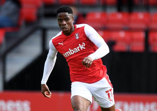 Chiedozie Ogbene: His development in the Championship will be fascinating for Rotherham fans. (Picture: Jonathan Gawthorpe)