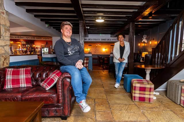 Sam and Sharon Thompson-Hall, who run The Navigation pub in Wakefield.
