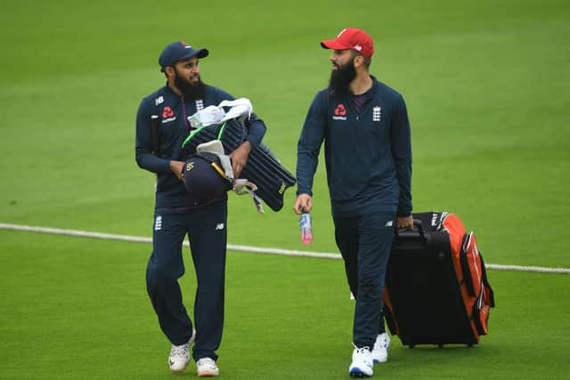 FAMILIAR FACE: Adil Rashid (left), could yet play a vital role in the T20 Blast for Yorkshire.  Picture: Gareth Copley/POOL/PA