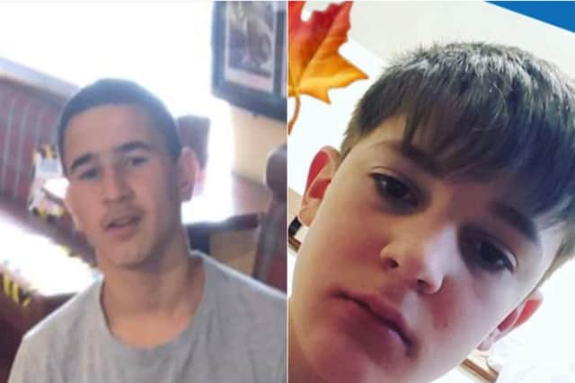 Joshua Wakefield, 15, and Cameron Addison, 13 are both missing from their homes in Dewsbury. Police believe they are together.