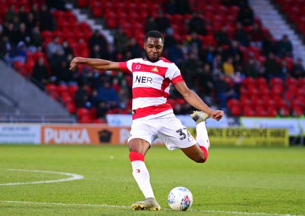 ENCOURAGED: Doncaster Rovers' Cameron John. Picture: Marie Caley