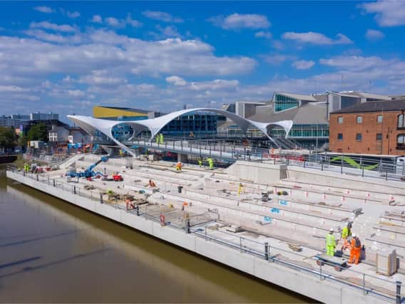 The new footbridge over the A63 in Hull has been named Murdoch's Connection