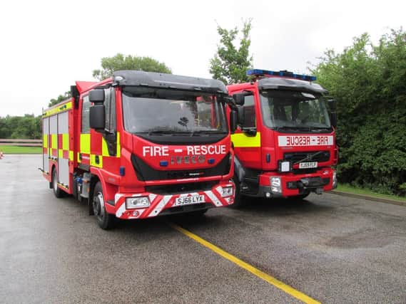 Fire crews were called to Riby Court in Hull in the early hours of Friday morning