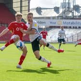 Kilian Ludewig pictured in Barnsley's Championship curtain-raiser against Luton Town. Picture: Tony Johnson.