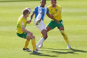 Action from Huddersfield Town v Norwich City (PA)