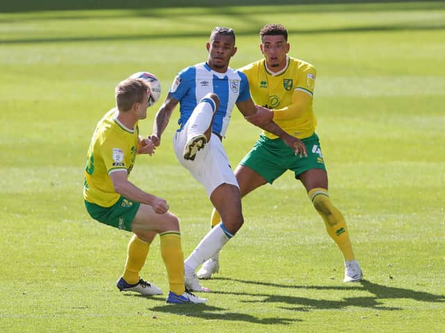 Action from Huddersfield Town v Norwich City (PA)