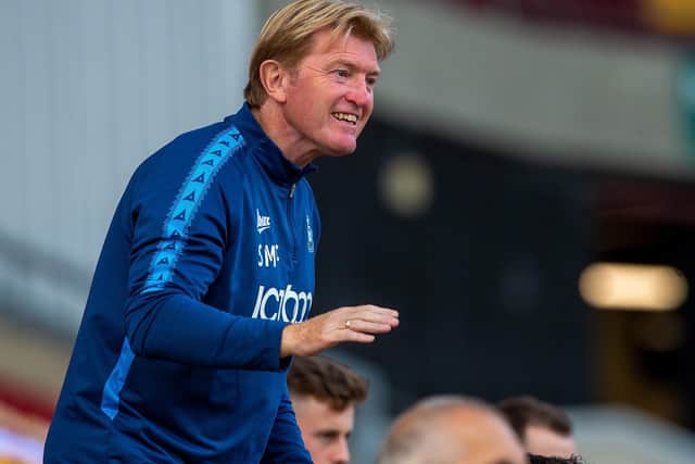 SATISFIED: Stuart McCall saw things to work on, but was generally happy with Bradford City's performance against Colchester United