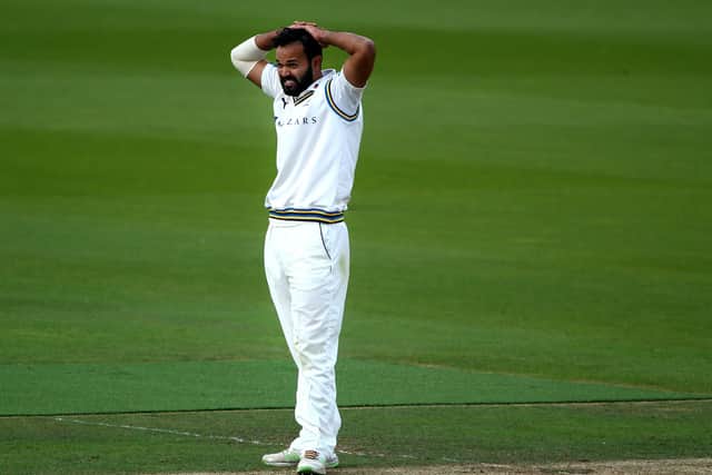 Azeem Rafiq playing for Yorkshire (Picture: Getty Images)
