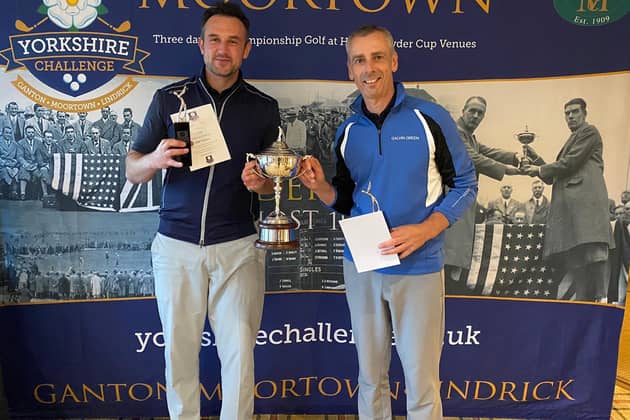 2020 Yorkshire Challenge winners Aaron Leathley and John Kennedy, of Consett.