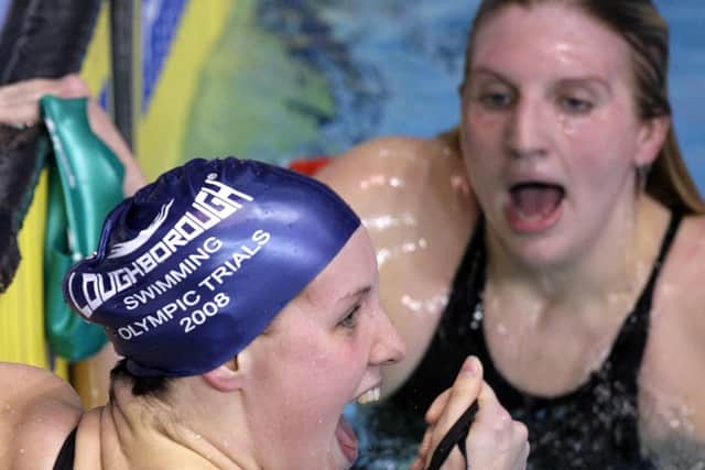Northallerton's Joanne Jackson beat her old rival Rebecca Adlington in the Women's 400m freestyle final in Sheffield in 2009. (Picture: Vaughn Ridley/SWPix.com)