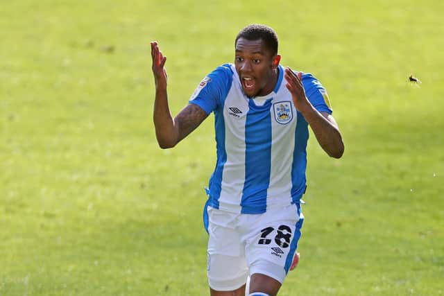 Huddersfield Town's Jaden Brown appeals during the Sky Bet Championship match at the John Smith's Stadium, Huddersfield. (Picture: PA)
