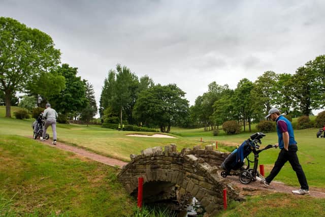 The 2020protour at Cleckheaton Golf Club on 8 June 2020 was the first sporting event in Yorkshire to return without fans (Picture: Bruce Rollinson)