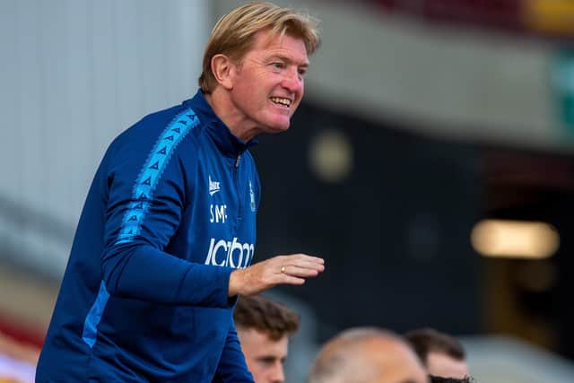 Stuart McCall, Bradford City manager, during Saturday's goalless draw with Colchester United. (Picture: Bruce Rollinson)