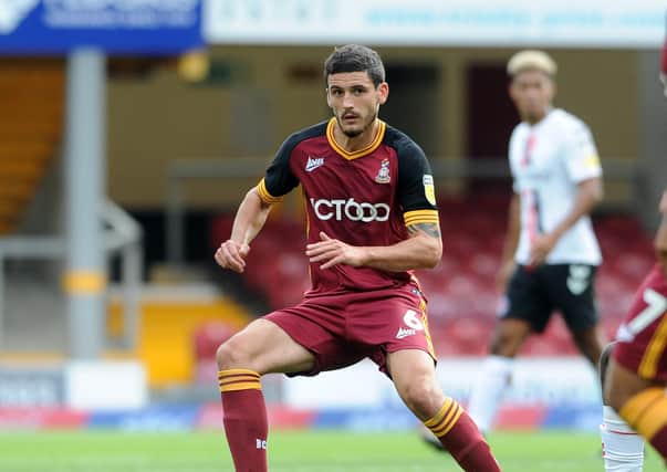 Bradford City Anthony O’Connor: Excited by application of his central defensive parner Reece Staunton. (Picture: Tony Johnson)