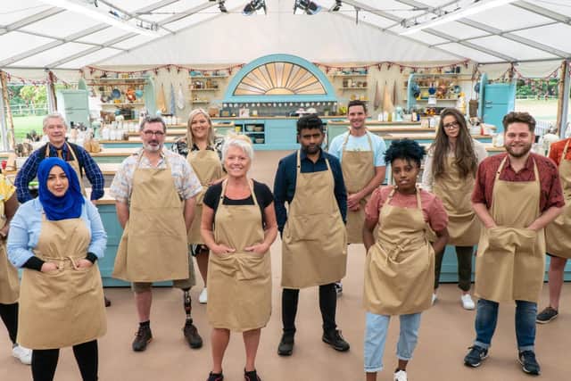 Some of the new contestants from this year's Bake Off. Picture: C4/Love Productions/Mark Bourdillon