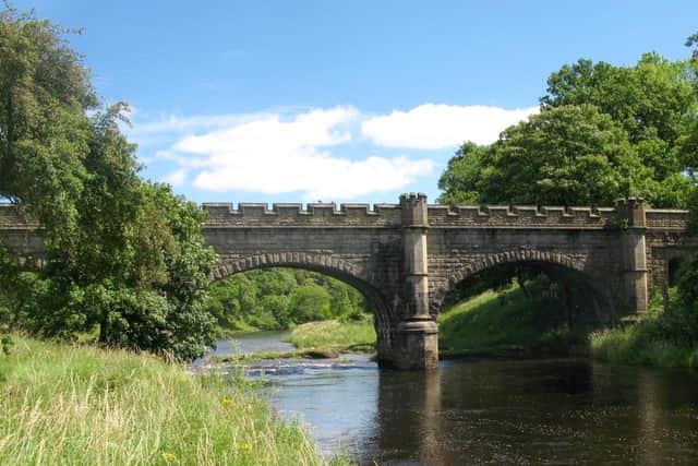 Barden Bridge on the Bolton Abbey estate appears in All Creatures Great and Small