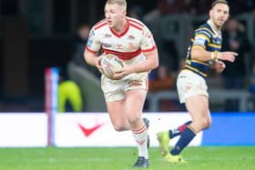 Painful blow: Hull Kr's Jordan Abdull has been banned for two games for a "squirrel grip" tackle. Picture by Allan McKenzie