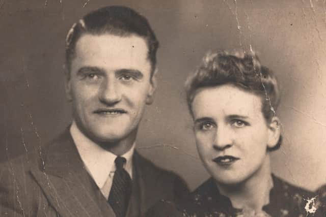 Edna Bates and her late husband Bob