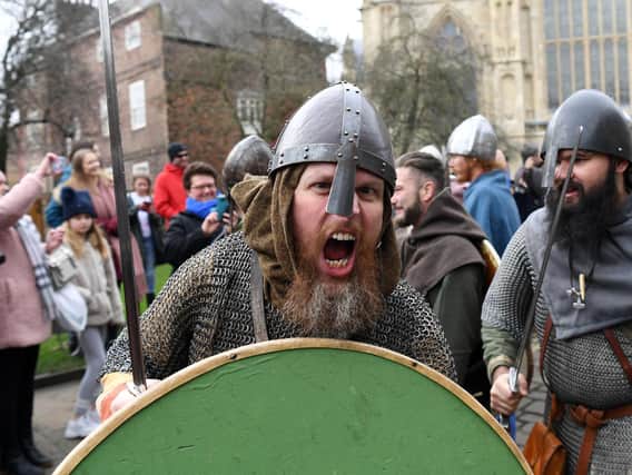 Jorvik Viking Festival in York. Image: Jonathan Gawthorpe.
