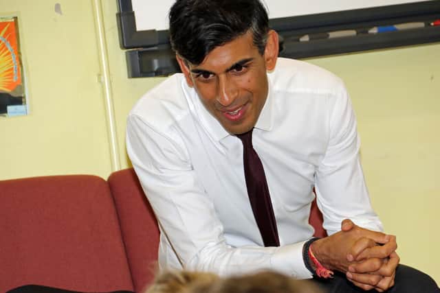 Chancellor of the Exchequer Rishi Sunak during a Q&A with pupils from the Pickhill Church of England Primary School near Thirsk, North Yorkshire, while on a visit to his Richmond constituency. Photo: Ian Lamming/PA