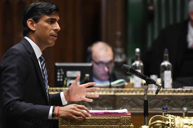 Chancellor Rishi Sunak during Treasury Questions in the House of Commons this week.