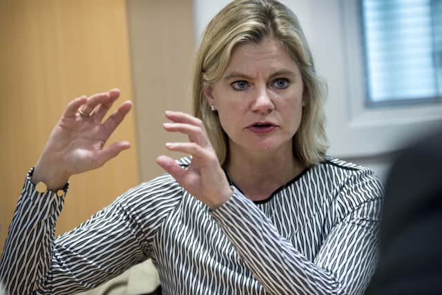Justine Greening returned to Oakwood School, Rotherham, and which she attended, during her stint as Education Secretary.