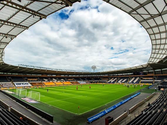 PILOT: Hull City's KCOM Stadium had been due to welcome fans back at the weekend