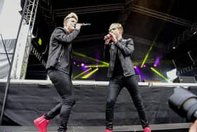 Jedward have hit out at Noel Gallagher over his comments about face masks.