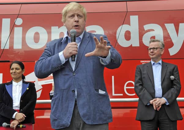 Boris Johnson led the Vote Leave campaign with, amongst others, Priti Patel and Michael Gove.