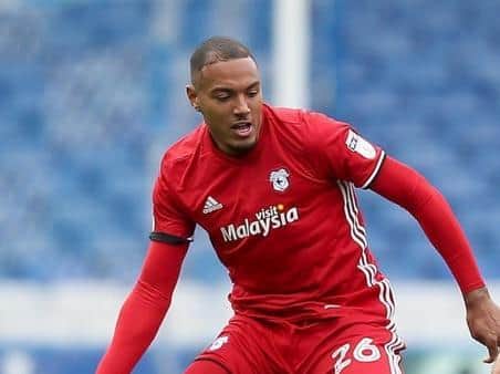 West Brom striker Kenneth Zohore, pictured in action for former club Cardiff City at Hillsborough. Picture: Steve Ellis.