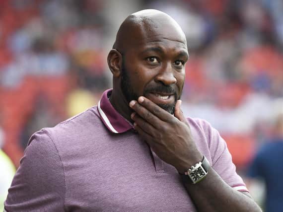DOORS OPEN: Doncaster Rovers manager Darren Moore hopes this weekend's EFL pilot events will be a success. Picture: George Wood/Getty Images.