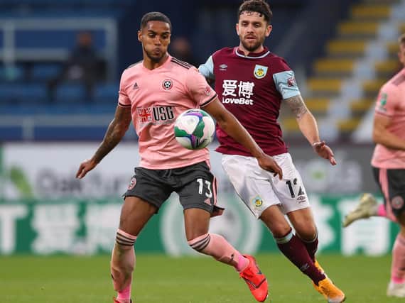 IMPRESSIVE: Left wing-back Max Lowe was Sheffield United's best player at Burnley