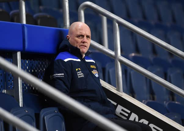 Trade-off: Rhinos head coach Richard Agar is happy to utlilise his squad if the team have to play extrra games to secure success.
Picture Jonathan Gawthorpe
5th March 2020.