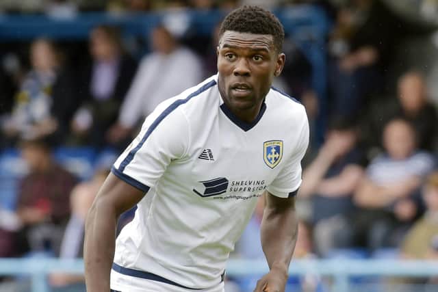 Final stint: Kayode Odejayi finished his career with Guiseley.