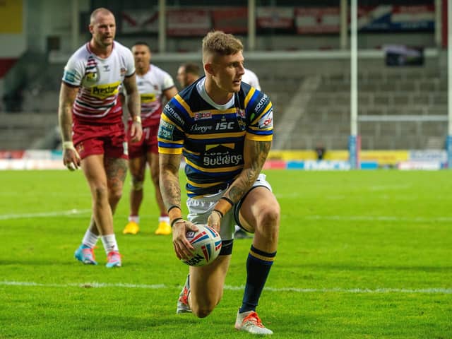 Wants to go: Liam Sutcliffe has handed in a transfer request at Leeds. Picture Bruce Rollinson